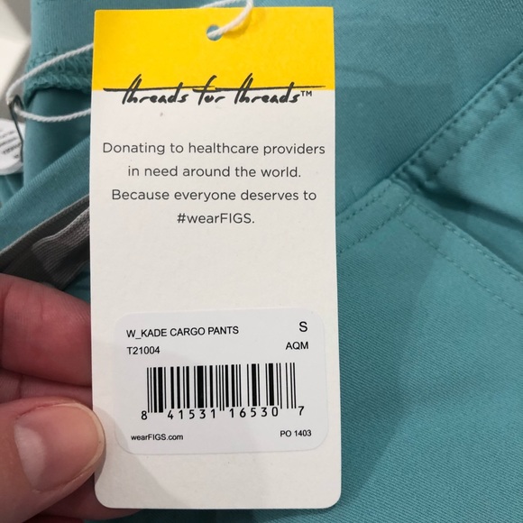 Figs Seaglass Kade Cargo small regular pants - Picture 5 of 7